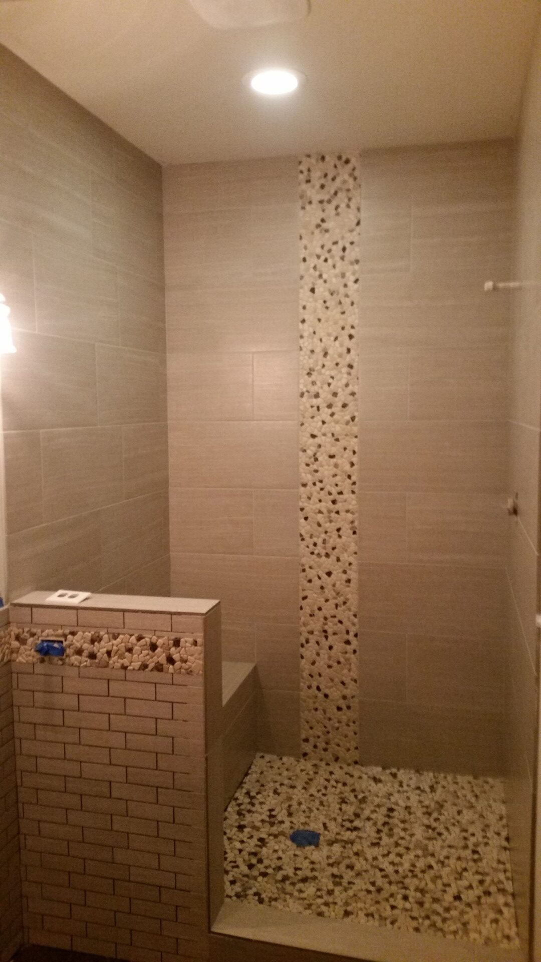 Newly Tiled Shower