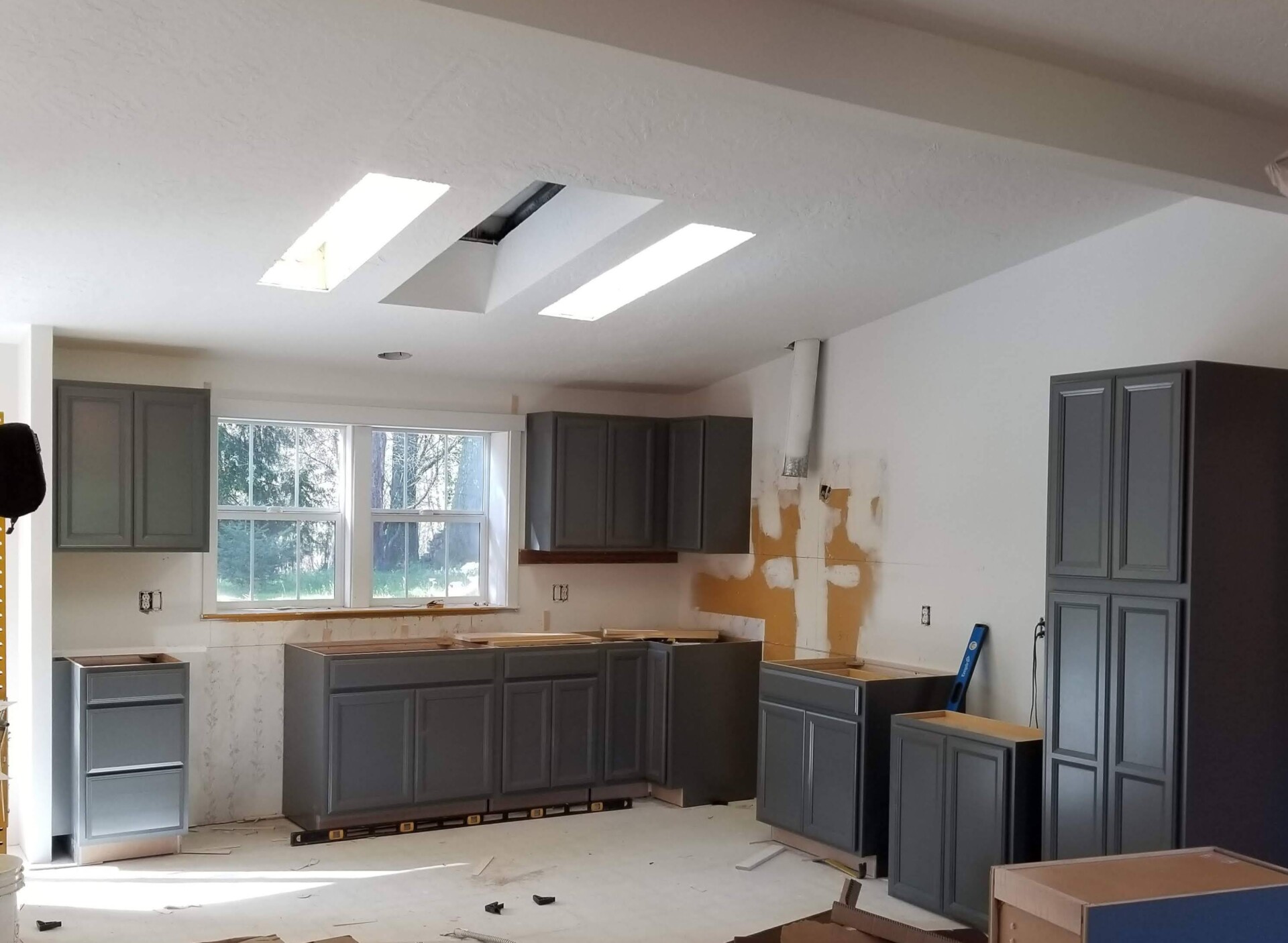 Kitchen in middle of remodel