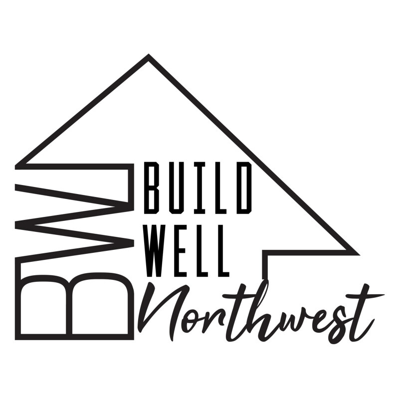 Build Well Northwest logo with a house shape around the text